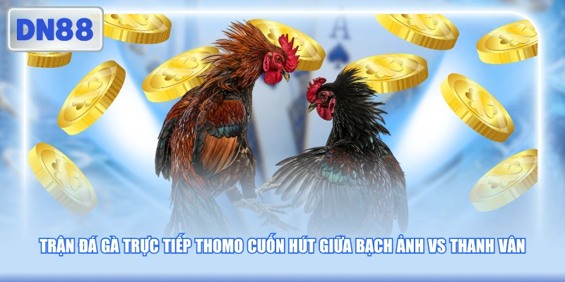 Trận đá gà trực tiếp Thomo cuốn hút giữa Bạch Ảnh vs Thanh Vân